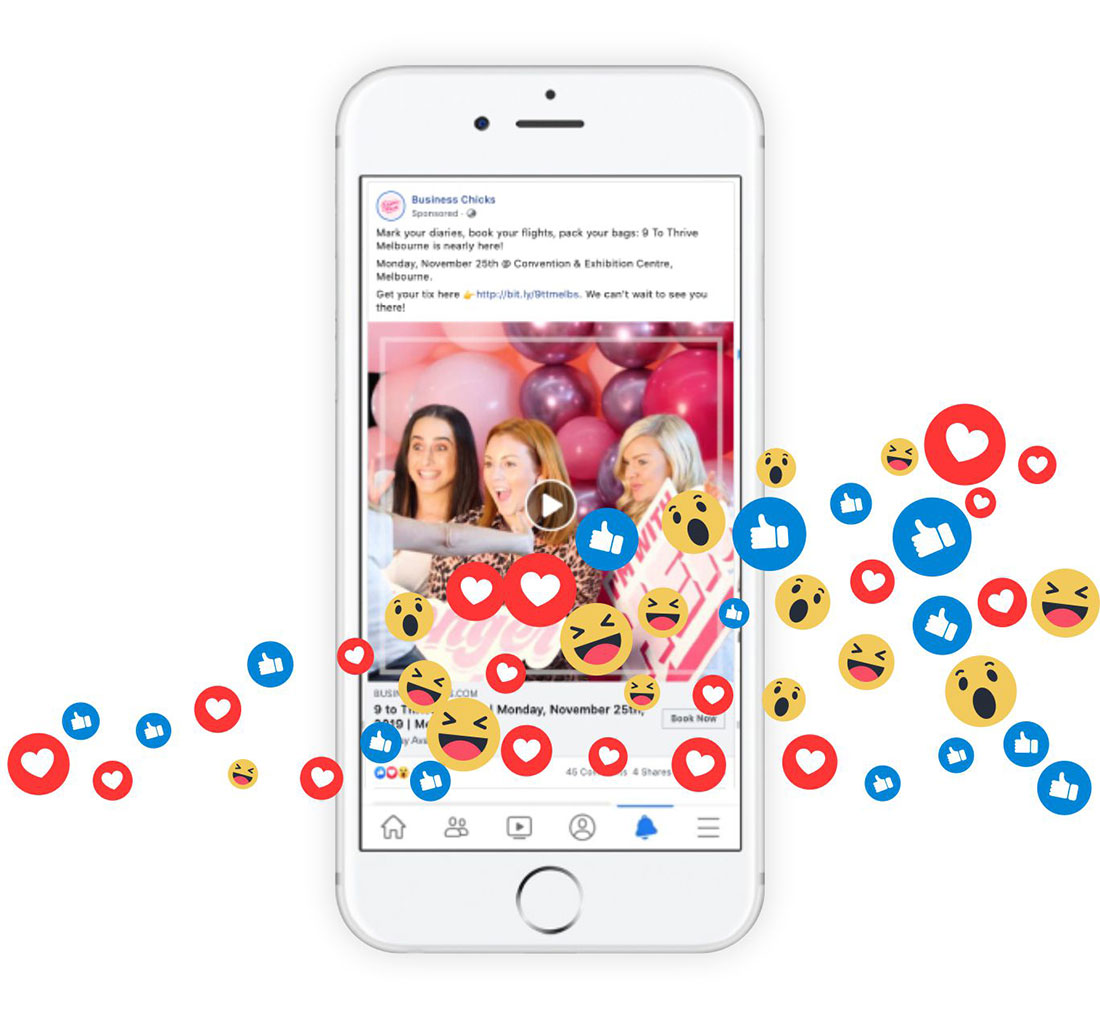 Facebook advertising